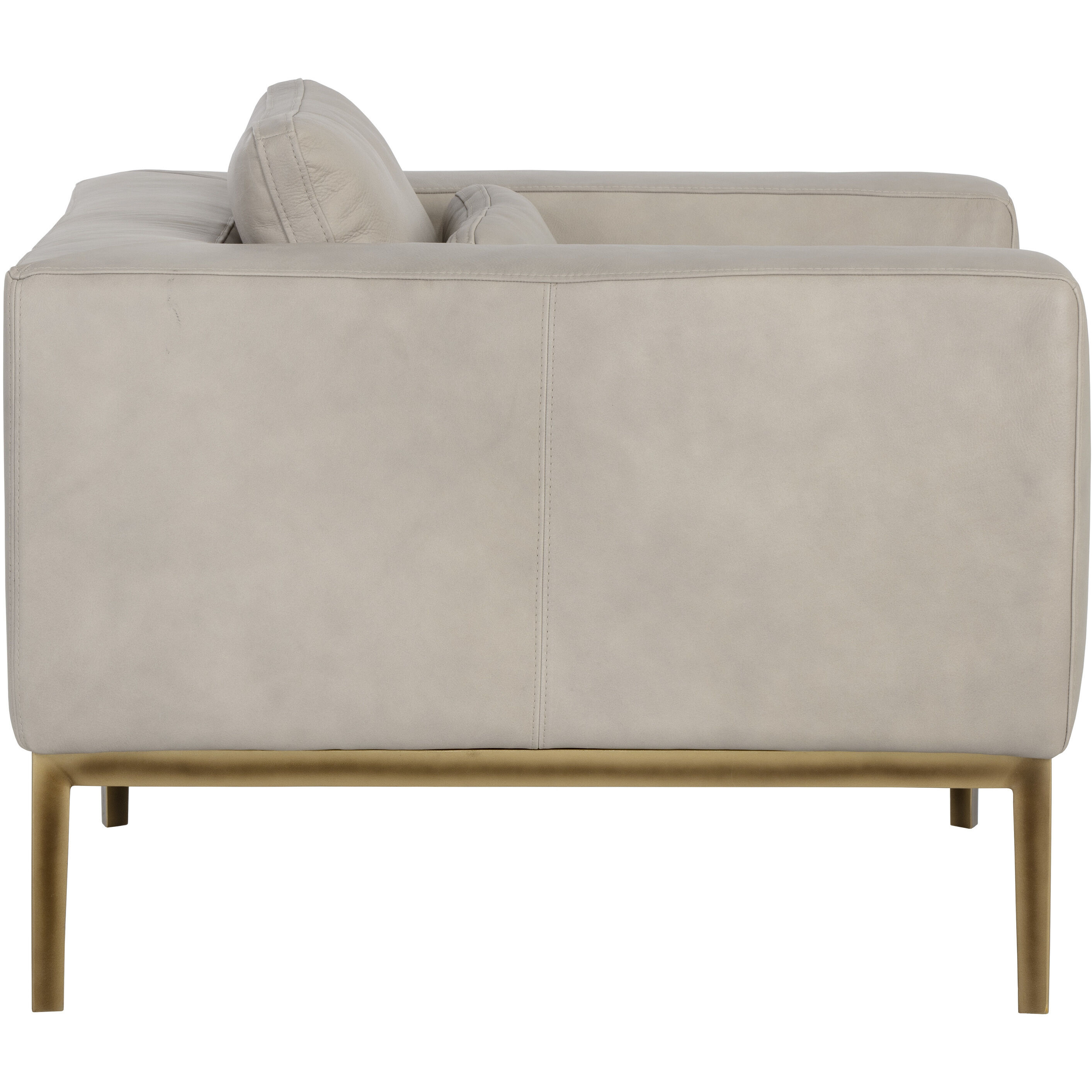 Burr Bali Bone Leather Armchair